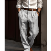 Pantaloni da Uomo Eleganti con Comfort Traspirante e Taglio Dritto - Pantaloni Uomo Versatili per Ogni Occasione 3