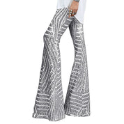 Pantaloni svasati con paillettes per donna | Capodanno 3