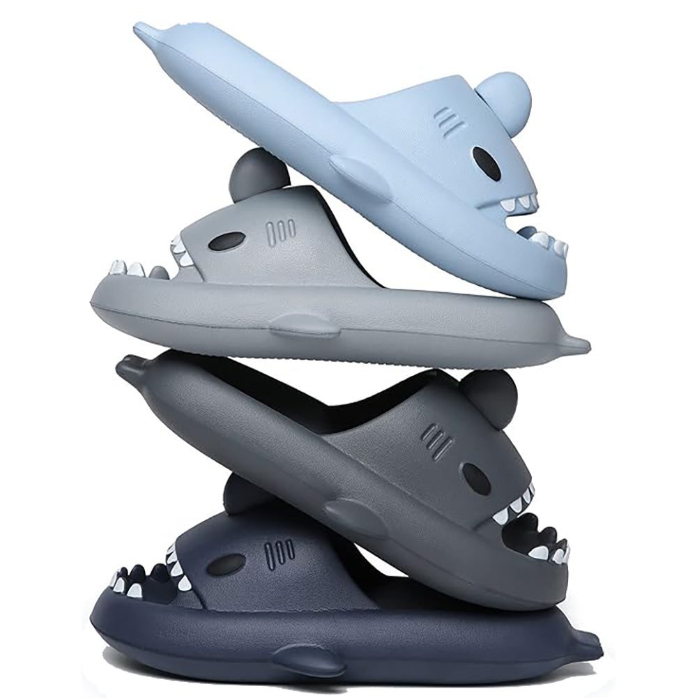 Pantofole Unisex con Design Squalo 3D Leggere e Antiscivolo 2