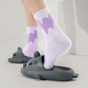 Pantofole Unisex con Design Squalo 3D Leggere e Antiscivolo 4