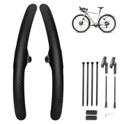 Parafango per bici da strada e MTB – Protezione dall'acqua anteriore e posteriore 700C per un ciclismo più pulito e asciutto su qualsiasi terreno 1