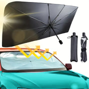Parasole portatile pieghevole per parabrezza – Protezione solare universale per auto con isolamento termico, riflessione UV e design facile da riporre in auto 2