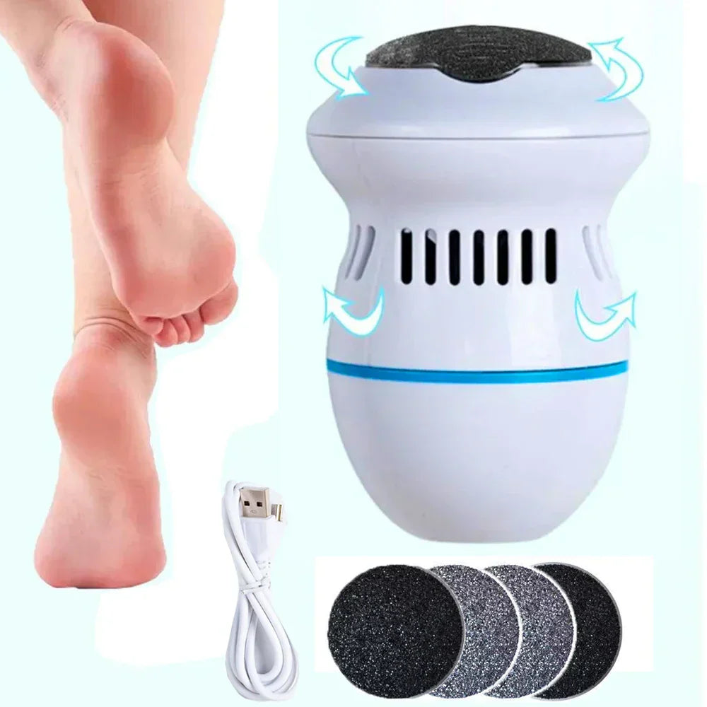 PediGlow | Rimuovi calli elettrico ergonomico per piedi lisci e sani 0