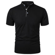 Polo Elegante con Colletto Rialzato per Uomo - Comfort e Stile 1