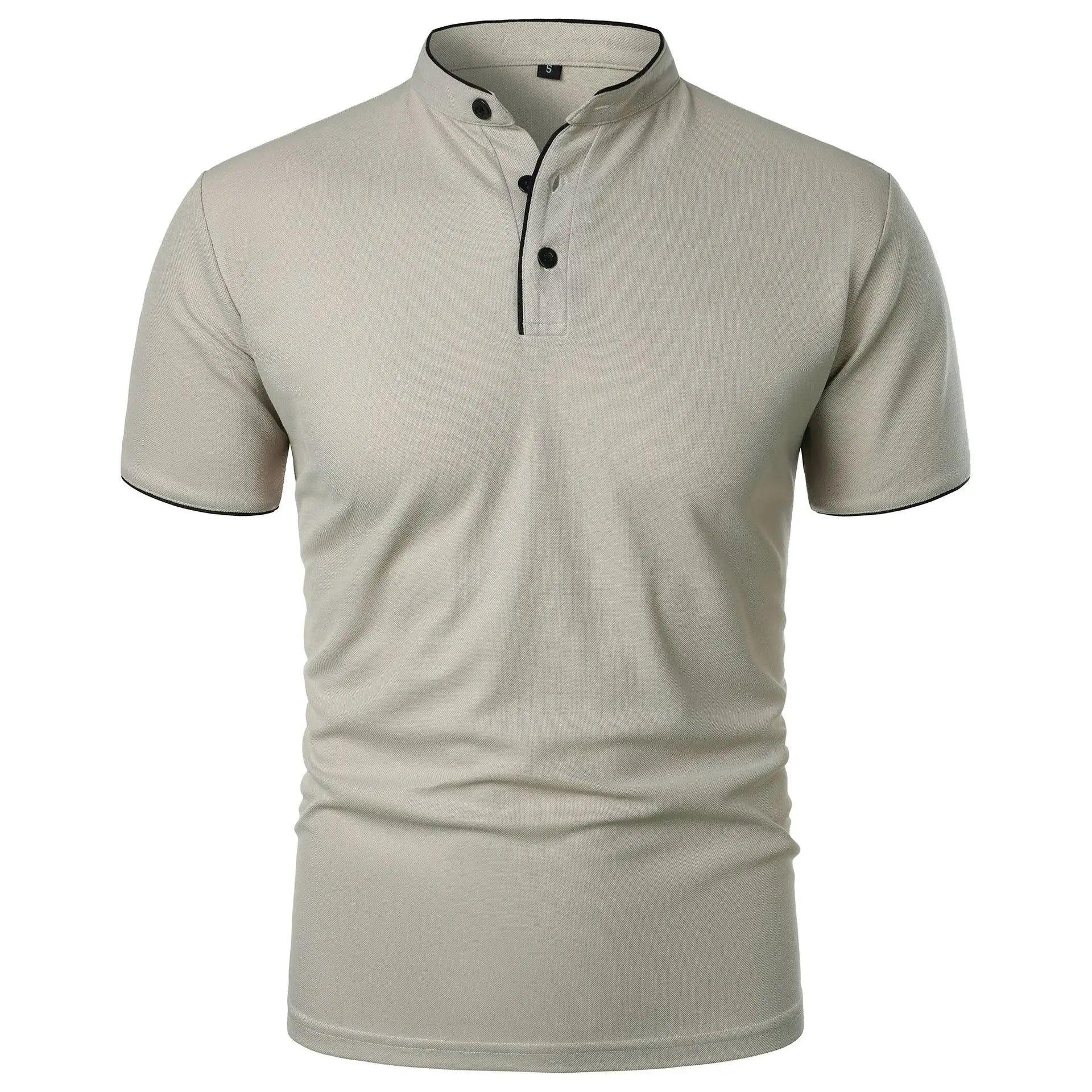 Polo Elegante con Colletto Rialzato per Uomo - Comfort e Stile 2