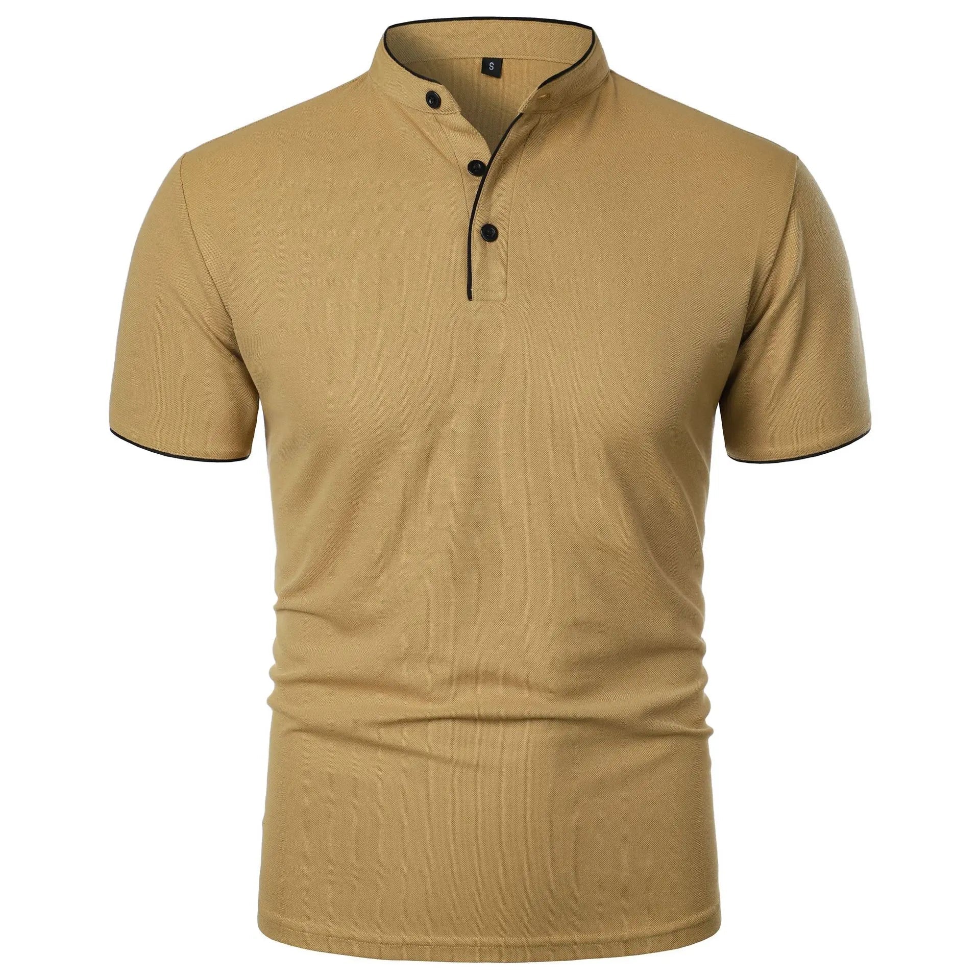 Polo Elegante con Colletto Rialzato per Uomo - Comfort e Stile 6