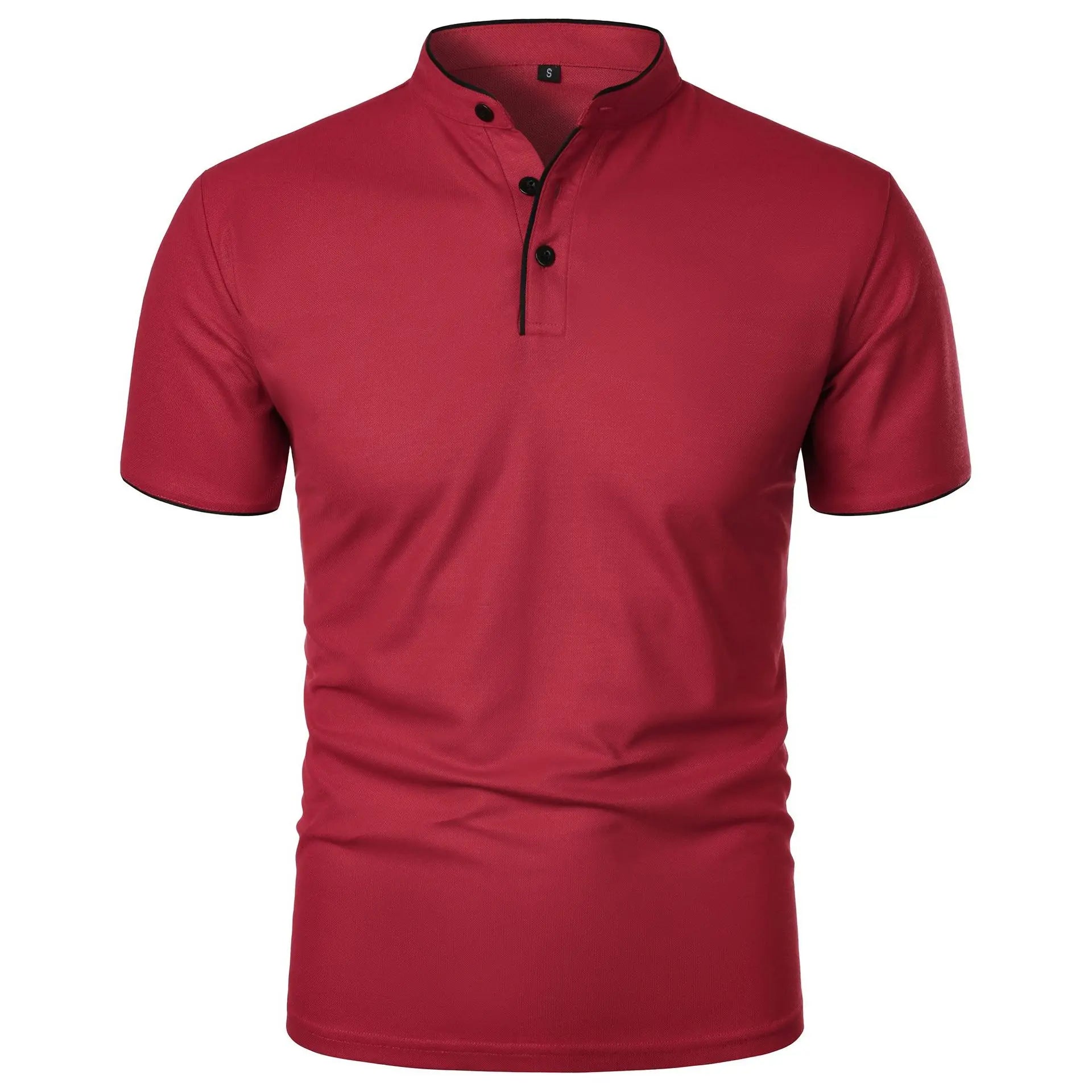 Polo Elegante con Colletto Rialzato per Uomo - Comfort e Stile 7