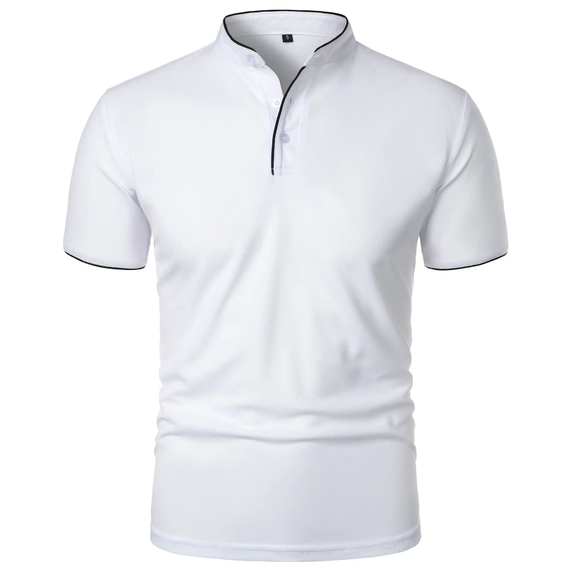 Polo Elegante con Colletto Rialzato per Uomo - Comfort e Stile 8