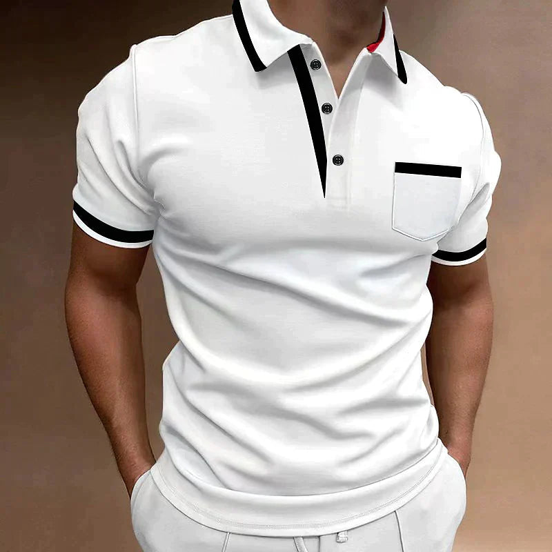 Polo Uomo Manica Corta Elegante Classica per Ogni Occasione - Comfort e Stile Incomparabile 0