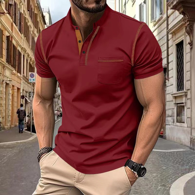 Polo Uomo Sportivo-Elegante con Dettagli a Contrasto 2