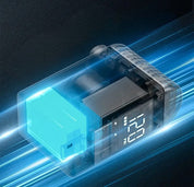 Pompa elettrica per aria – Mini gonfiatore senza fili da 120 PSI per pneumatici di biciclette, compatibile con valvole Presta e Schrader, compatto ed efficiente 4