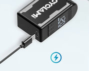 Pompa elettrica per aria – Mini gonfiatore senza fili da 120 PSI per pneumatici di biciclette, compatibile con valvole Presta e Schrader, compatto ed efficiente 6