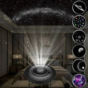 Proiettore di galassia con effetti del planetario per home theater, room per bambini e atmosfera del cielo notturno 0