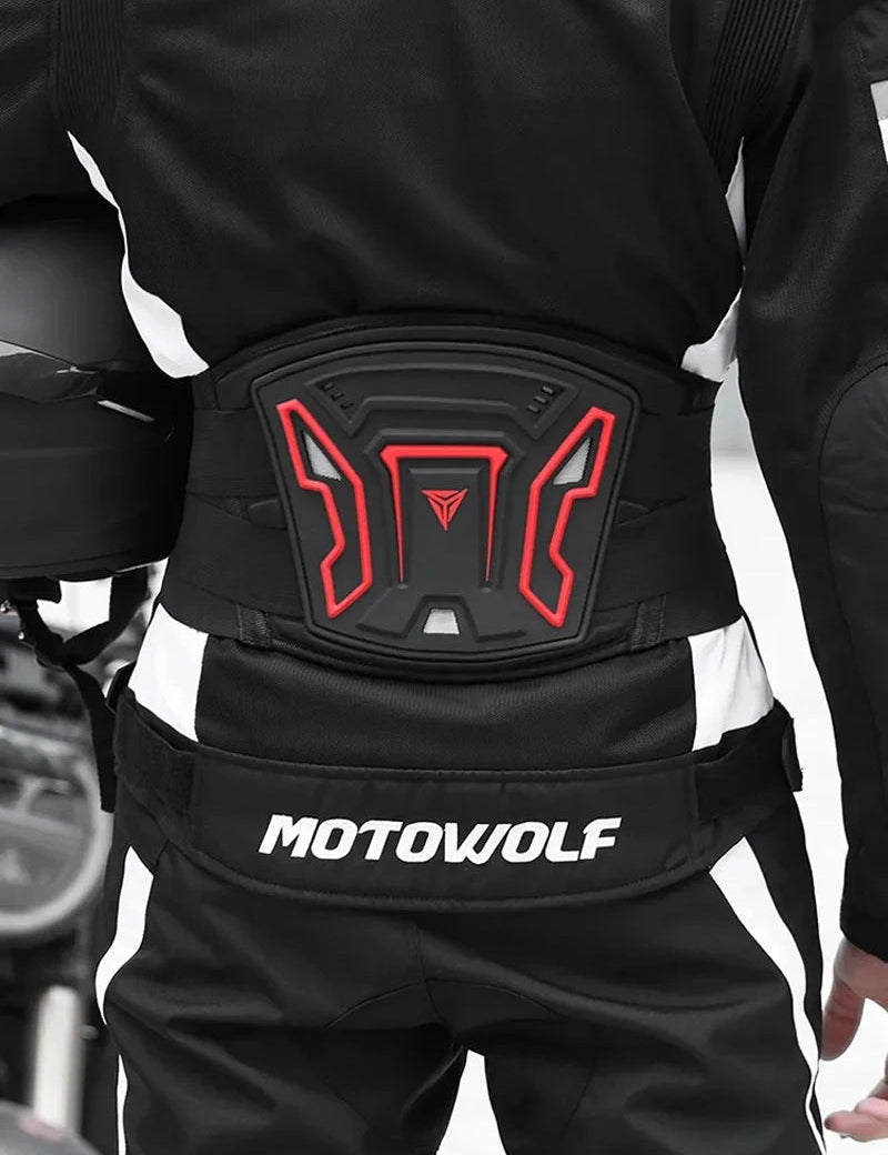 Protezione per la vita da motocross - Cintura da equitazione professionale per ciclismo, sport motociclistici e protezione lombare 1