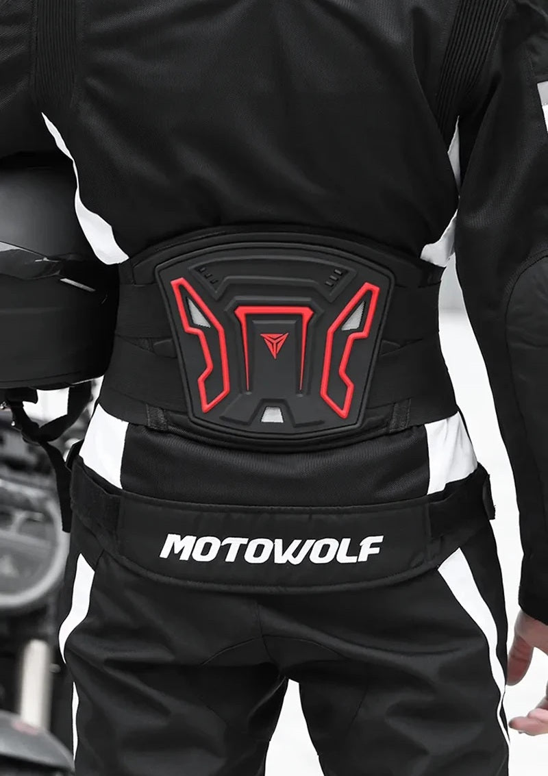 Protezione per la vita da motocross - Cintura da equitazione professionale per ciclismo, sport motociclistici e protezione lombare 1