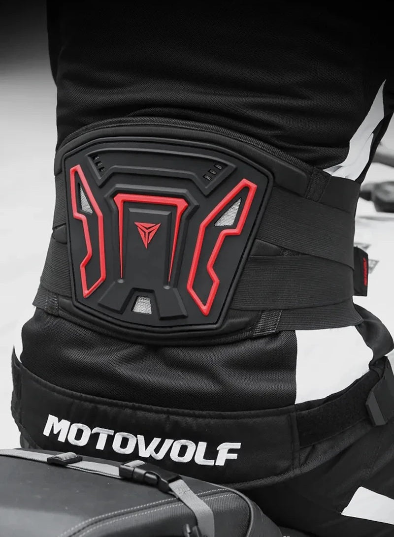 Protezione per la vita da motocross - Cintura da equitazione professionale per ciclismo, sport motociclistici e protezione lombare 7