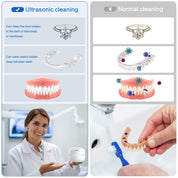 Pulitore per Denti ad Ultrasuoni con Sterilizzazione UV-C e Modalità Multipla – Design in Acciaio Inossidabile, Pulizia Profonda e Sicura 3