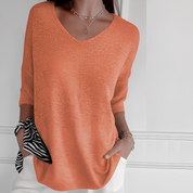 Pullover Damen | Langer Schnitt & V-Ausschnitt 1