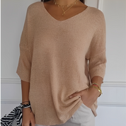 Pullover Damen | Langer Schnitt & V-Ausschnitt 3