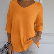 Pullover Damen | Langer Schnitt & V-Ausschnitt 4
