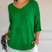 Pullover Damen | Langer Schnitt & V-Ausschnitt 7