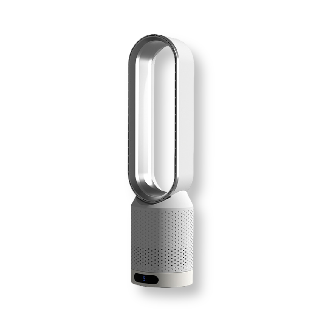 Raffreddatore d'Aria 3 in 1 con Purificatore e Oscillazione Automatica – Design Silenzioso e Senza Lama per Interni Sani 0
