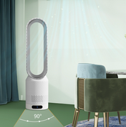 Raffreddatore d'Aria 3 in 1 con Purificatore e Oscillazione Automatica – Design Silenzioso e Senza Lama per Interni Sani 4