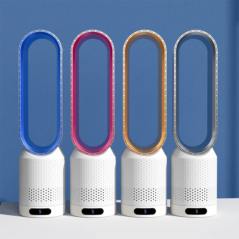 Raffreddatore d'Aria 3 in 1 con Purificatore e Oscillazione Automatica – Design Silenzioso e Senza Lama per Interni Sani 8