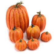 Realistic Fake Pumpkins Halloween Decor 0