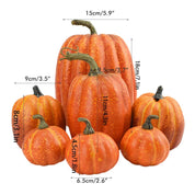 Realistic Fake Pumpkins Halloween Decor 4