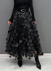 Rock mit Polka-Dots und Fließendem Schnitt – Fleur 1