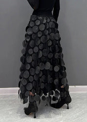 Rock mit Polka-Dots und Fließendem Schnitt – Fleur 4