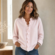 Ruffle & Rose – Ruffle V-Neck Blouse 2