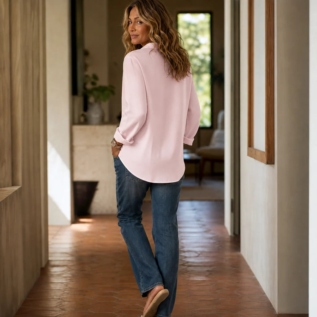 Ruffle & Rose – Ruffle V-Neck Blouse 5