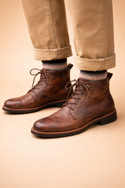 Stefano | Bottines Classiques à Lacets pour Homme