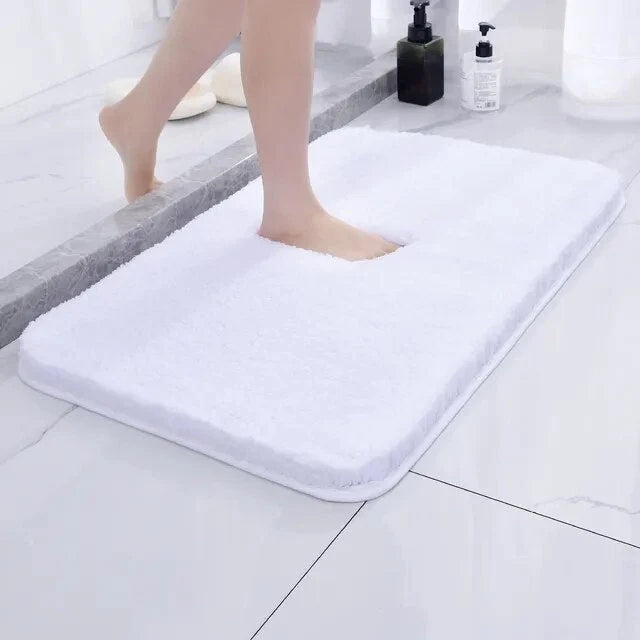 Rutschfeste Badematte | Flauschiger Badvorleger, Saugstark | Waschbar | CozyStep 2