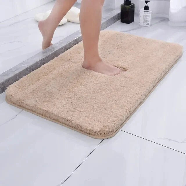 Rutschfeste Badematte | Flauschiger Badvorleger, Saugstark | Waschbar | CozyStep 5