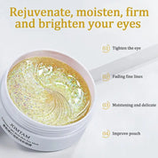 Maschera occhi Jomtam, idratante e illuminante, riduce rughe sottili, rassoda e migliora borse, 60 pezzi, cura occhi, bellezza viso.