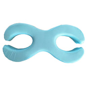 Cuscino ergonomico azzurro a forma di farfalla, supporto cervicale per dormire, riduce il dolore al collo, ideale per casa e viaggio.