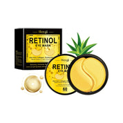 Maschera occhi al retinolo Hoygi, confezione da 60 pezzi, con aloe vera, collagene e acido ialuronico, idratante e anti-rughe.