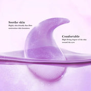 Cuscinetto occhi in gel viola, idratante e lenitivo, migliora l'elasticità della pelle, adatto per contorno occhi, comfort elevato.