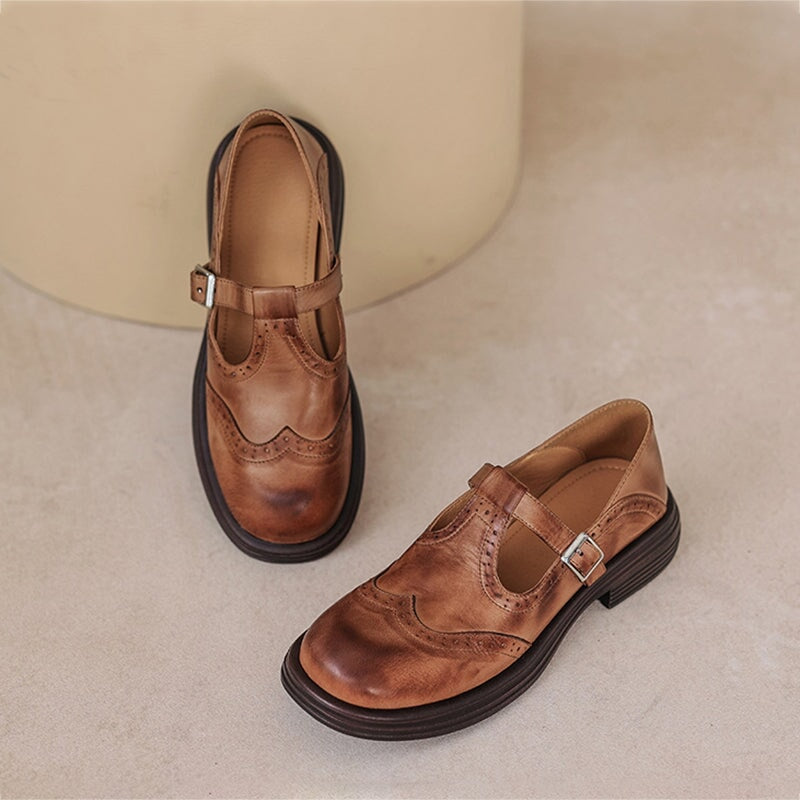 Sandalo Mary Jane Elegante in Pelle Vegana per Donne - Comfort e Stile 2
