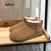 Schafstiefel | Tief geschnittene Winter wärmer 1