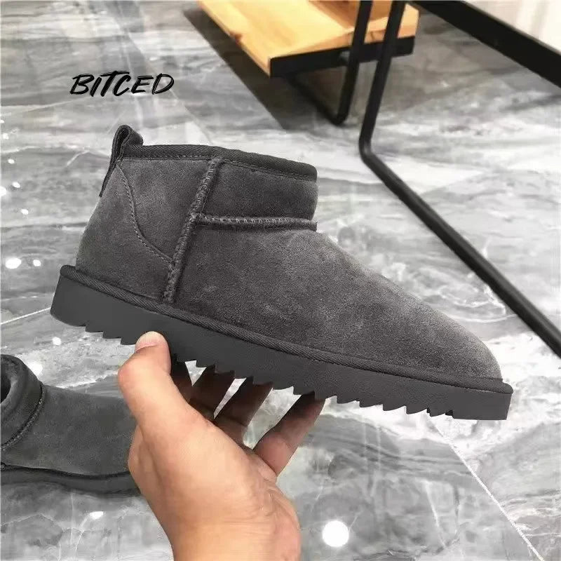 Schafstiefel | Tief geschnittene Winter wärmer 4