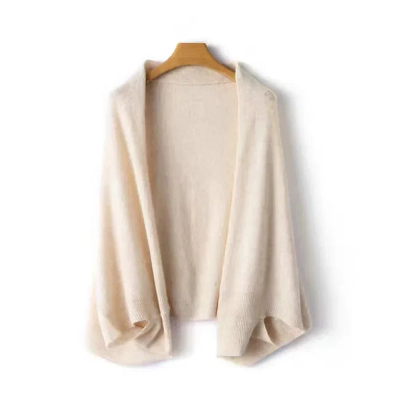 Sciarpa Multifunzionale Donna 2 in 1 Gilet e Coprispalle Elegante e Caldo 2