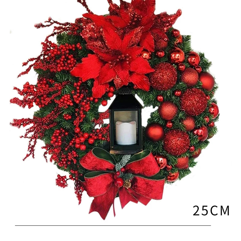 Scintille natalizie | Composizione decorativa natalizia in pino artificiale 0