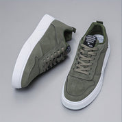 Sneakers Uomo Basse Con Supporto Plantare Orthopedico - Scarpe Estive Bianche Da Ginnastica Uomo 1