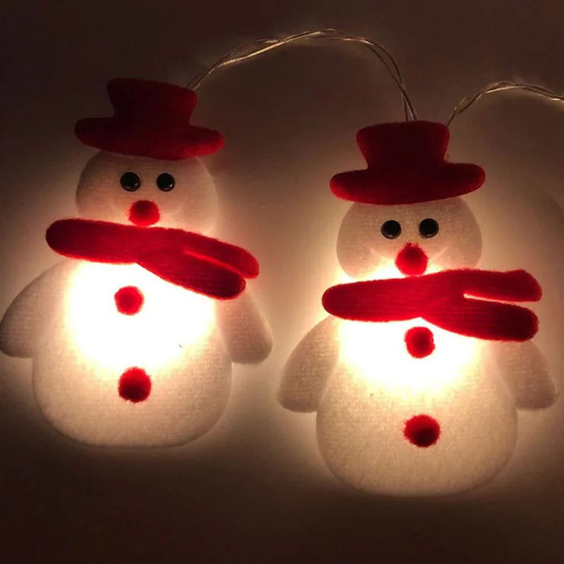 SnowmanGlow | Luci a forma di pupazzo di neve di peluche per feste di Natale 2