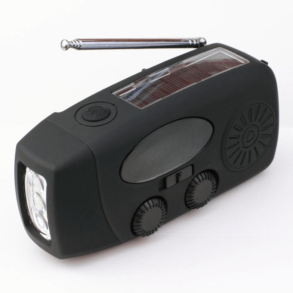 SolarWave | Radio di emergenza multifunzionale a manovella con torcia a LED 0