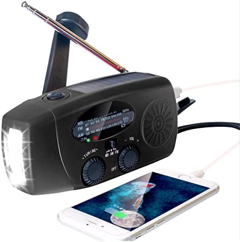 SolarWave | Radio di emergenza multifunzionale a manovella con torcia a LED 1